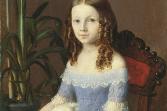 Тюрин П.С. Портрет девочки в голубом платье. 1844 г. Усадьба Гальских, Череповец Тюрин П.С. Портрет девочки в голубом платье. 1844 г. Усадьба Гальских, Череповец